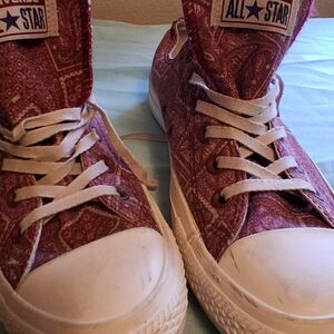 Converse All Star Sneakers Not Hightop 9 Burgundy 260781